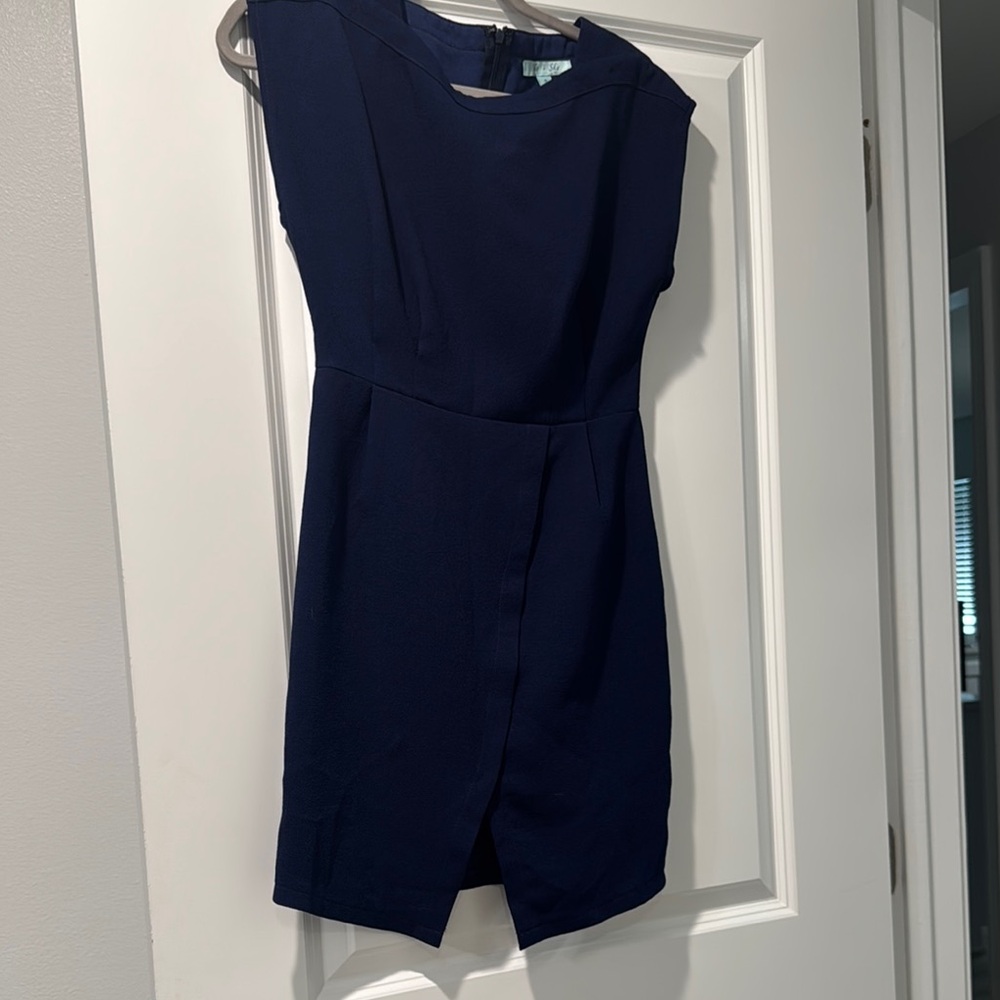She and Sky Navy Mini Dress